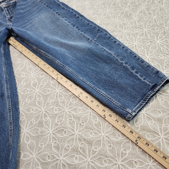 High Rise Barrel Leg Jeans Size 14 Horseshoe, Balloon or  Wishbone Jeans - Picture 12 of 14
